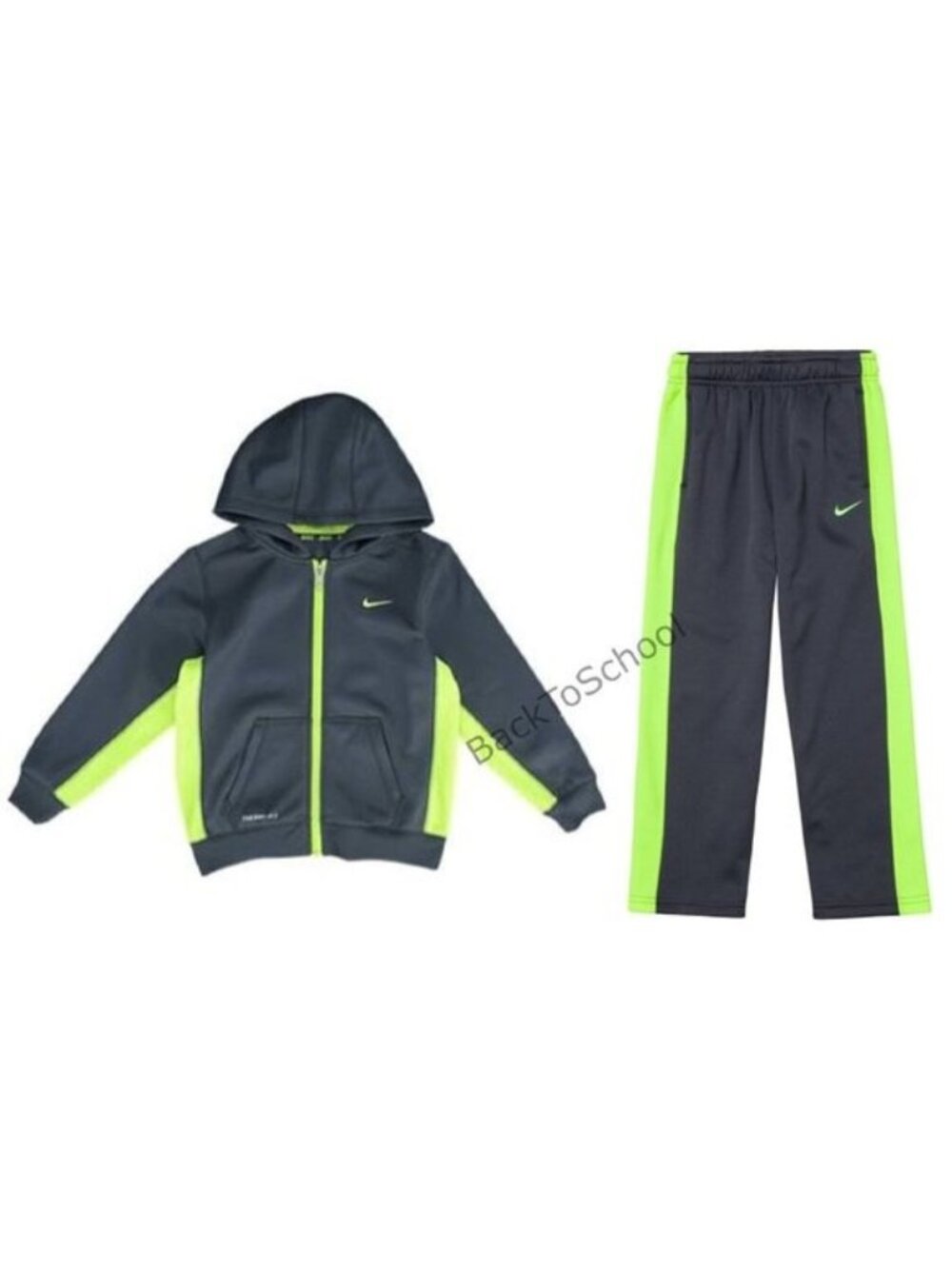 NIKE KO 2.0 Zip Therma-FIT Fleece Hoodie Sweatpants Matching Set - Boys Size 4